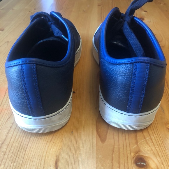 Lanvin leather low top sneakers - Picture 3 of 7